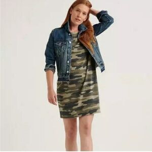 Lucky Brand Camo Tshirt Dress